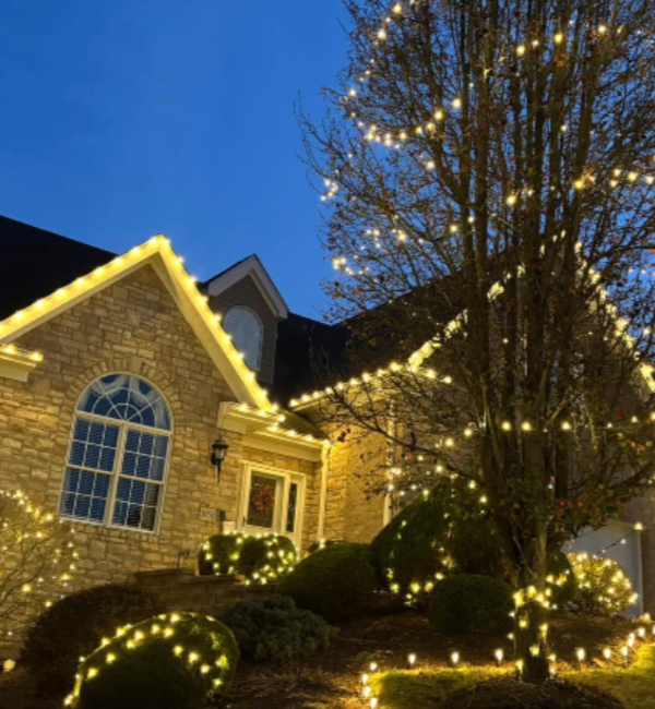 holiday lighting in mt lebanon township